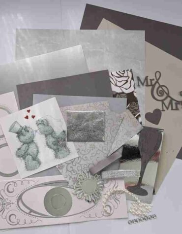 Silver Wedding Page Kit