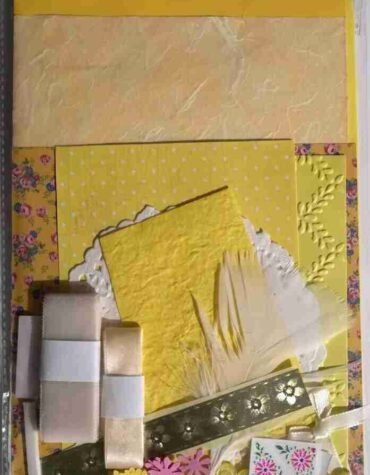5x7 General/Any Occasion Yellow Autumn Card Making Kit