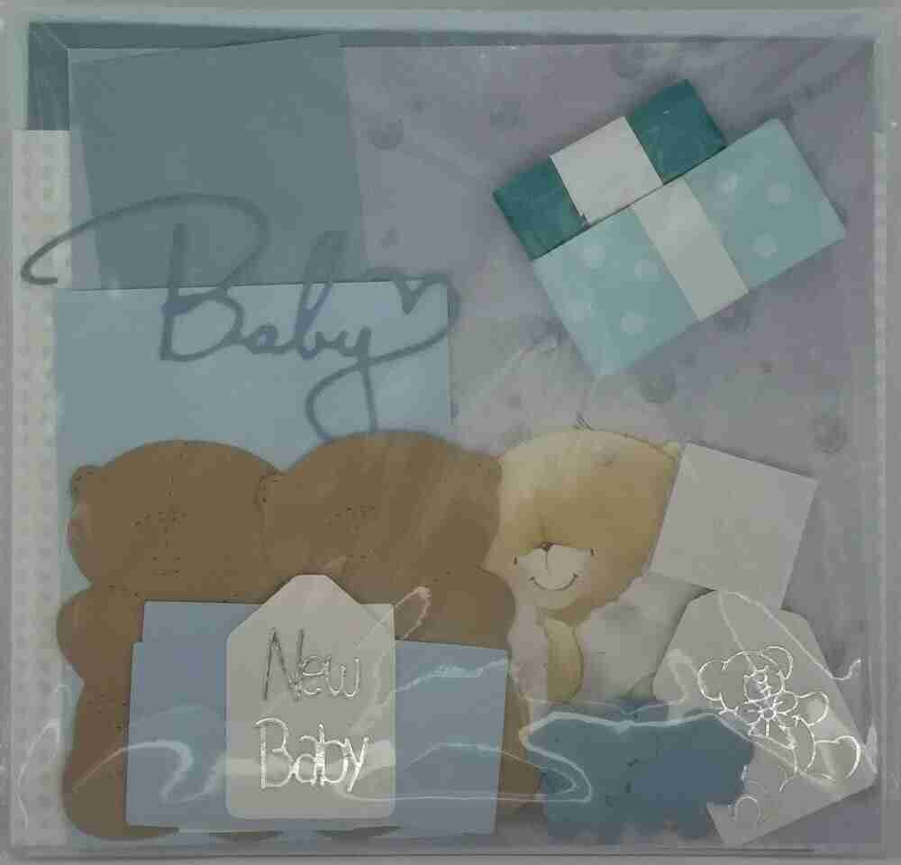 The Craft Box 6X6CHARBABY 1303 Baby Blue Forever Friends