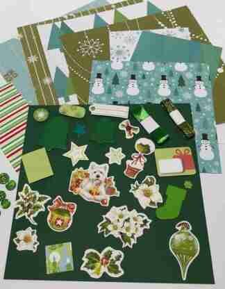 Green Christmas Page Kit