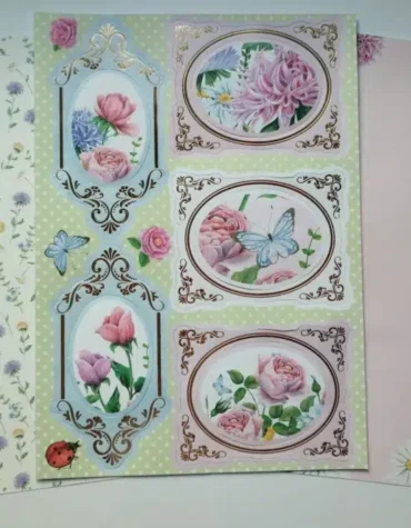 Pink Floral Toppers