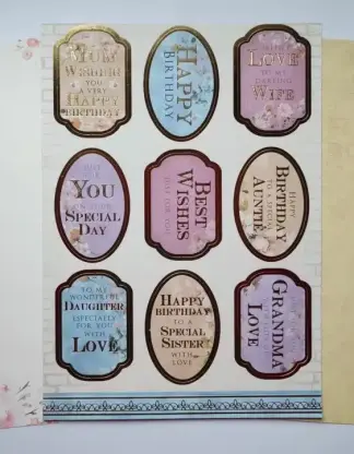 Cream and Peach Toppers