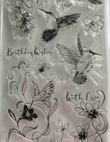 Set of 12 Hummingbird Stamps