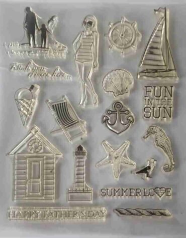 Set of 18 Beach Stamps