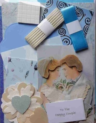 Cream and Blue
