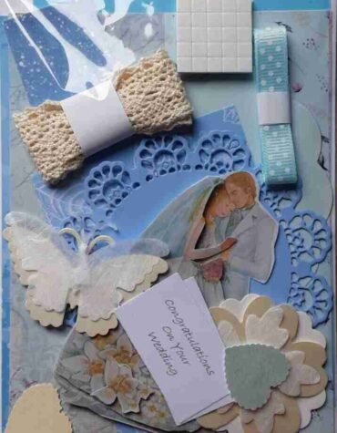 Cream and Blue