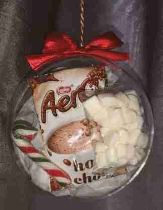 Hot Chocolate Christmas Bauble Gift Set
