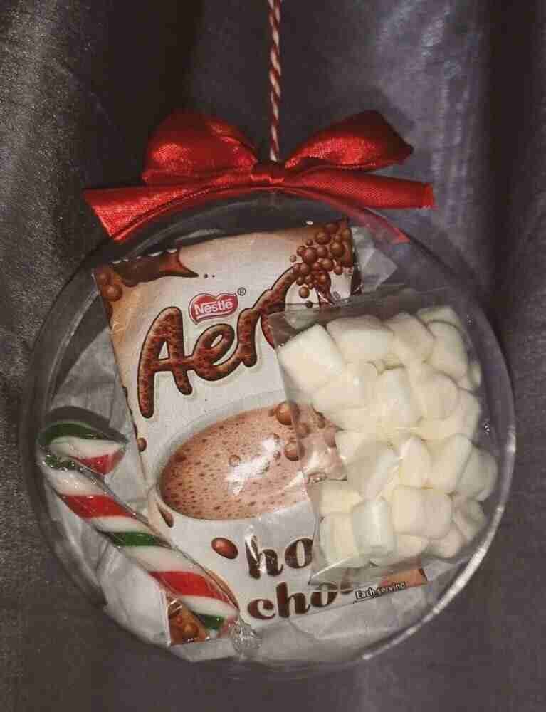 The Craft Box Hot Chocolate Christmas Bauble Gift Set