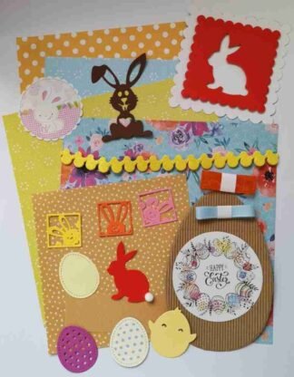 Orange and Blue Easter Page Kit
