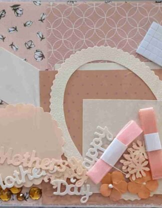 6 x 6 Peach Mother’s Day Card Making Kit