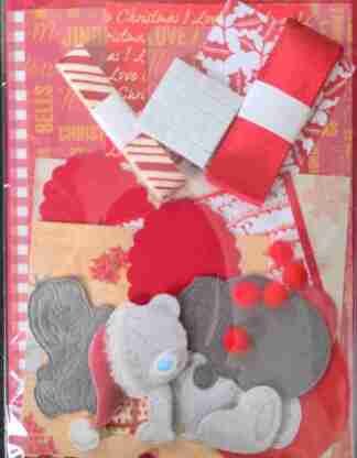 A6 Tatty Teddy Christmas Card Making Kit