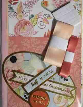 A6 Peach RSPB Inspired Card Making Kit