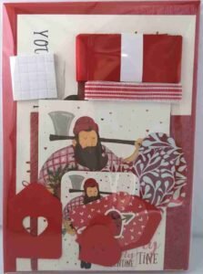 A6 Red Valentine Card Making Kit