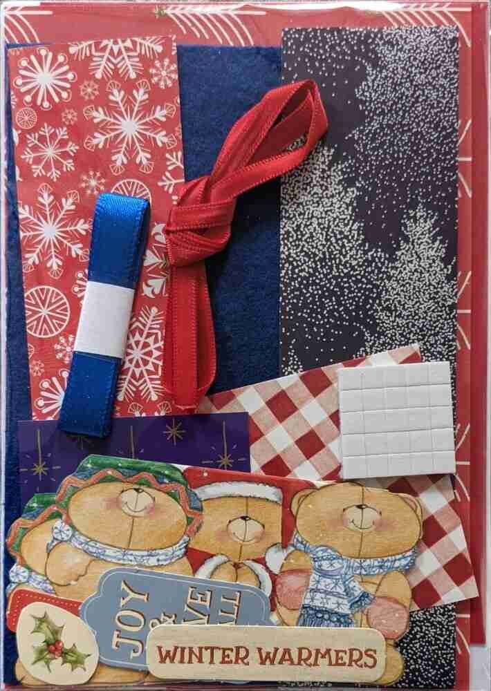A6 Forever Friends Christmas Card Making Kit