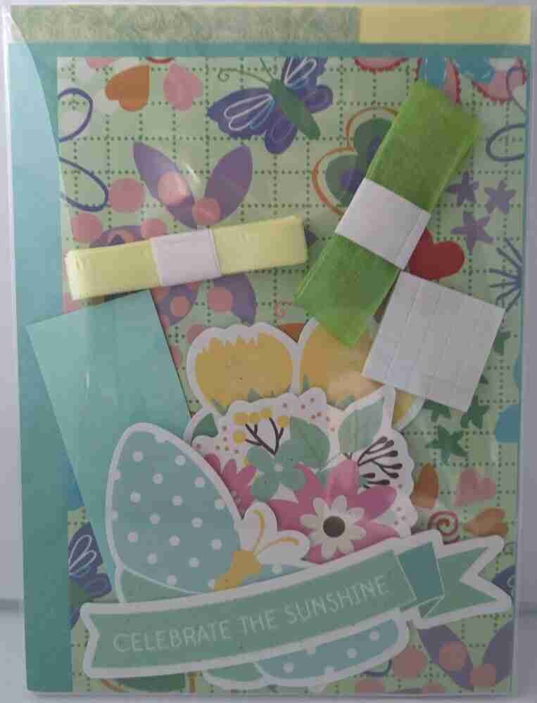 a6 yellow and green easter card making ki the craft box A6EASTER 0607 Easter Yellow Green The Craft Box