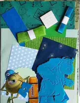 Monsters Inc. (Green and Blue)
