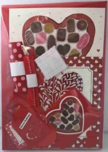 A6 Red Valentine Card Making Kit