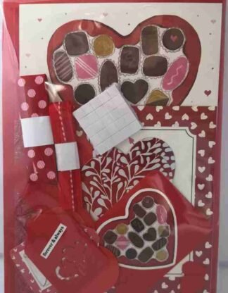 A6 Red Valentine Card Making Kit