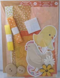 A6 Yellow and Orange Easter Card Making Kit A6EASTER-0608-Easter-Yellow-Orange