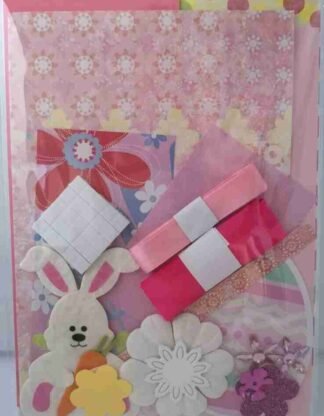 A6 Pink Easter Card Making Kit
