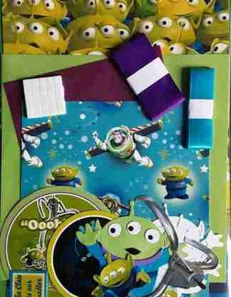 Little Green Men (Purple and Blue)