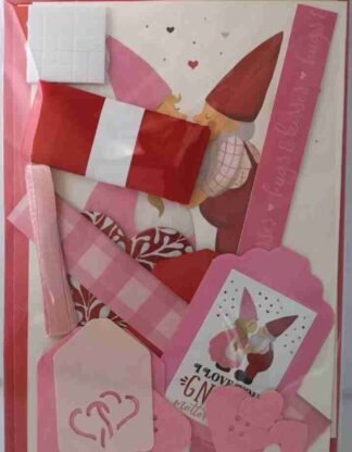 A6 Pink and Red Valentine Card Making Kit