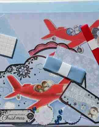 The Snowman and The Snow Dog -Blue and Red