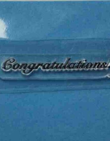 Set of 1 Congratulations
