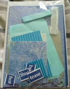 A6 Blue Valentine's Card Making Kit