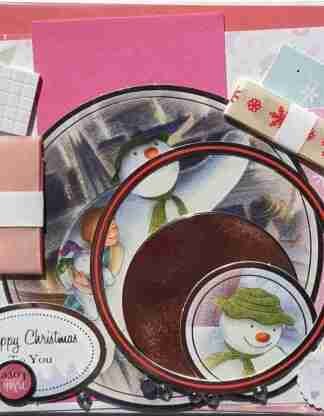 The Snowman and The Snow Dog - Pink