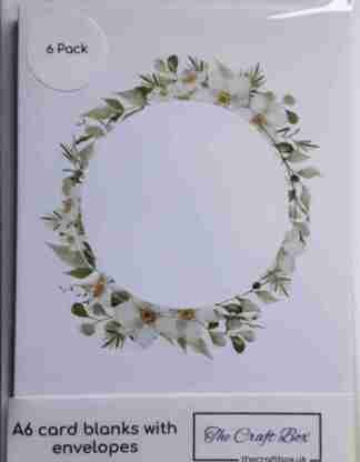 Round aperture card blanks with envelopes