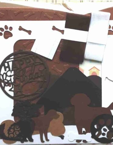 Brown and White