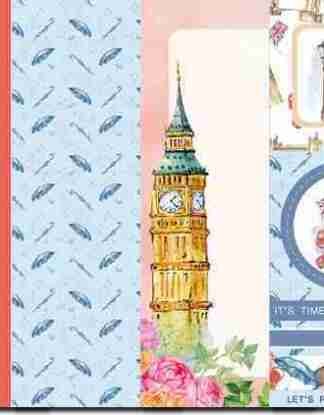 London Themed A4 Topper Set  A4TSGDD 505