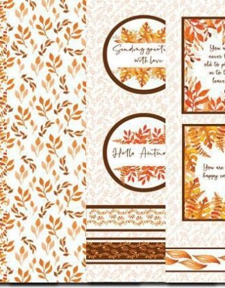 Autumn Leaves A4 Topper Set A4TSADD502 fw