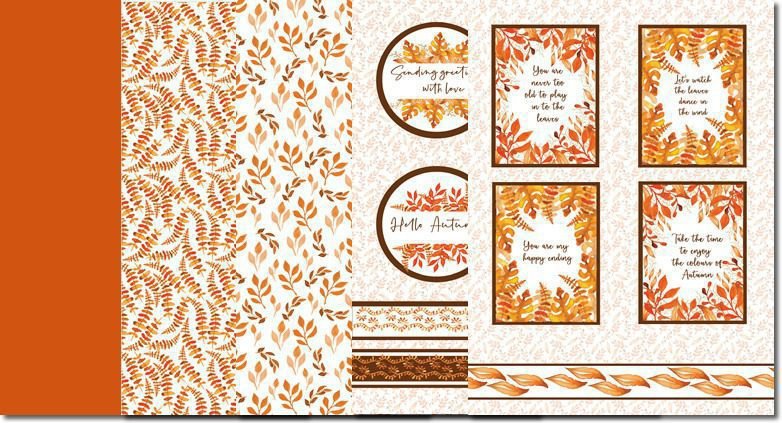 Autumn Leaves A4 Topper Set A4TSADD502 fw