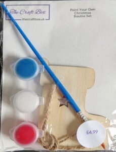 Kids Christmas tocking Bauble Painting Kit