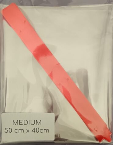 Medium Clear Red Hamper Wrapping Kit