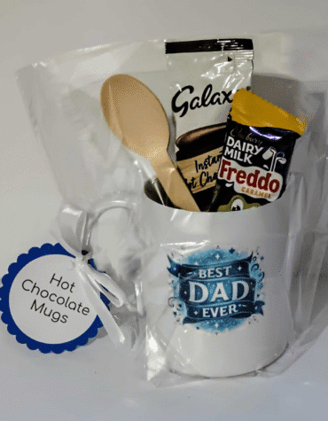 Fathers Day Hot Chocolate Mug (Blue)