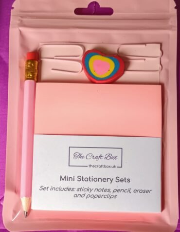 Pink Mini Stationery Set