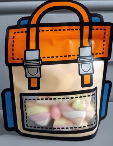 Sweet Filled Backpack Orange & Blue