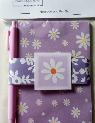 A6 Summer Notepad and Pen Set Lilac