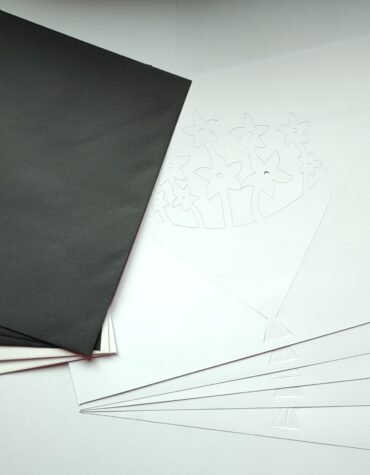 Bouquet pop up A5 card blanks and envelopes
