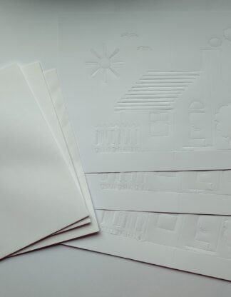 House Pop-up A5 Card Blanks with Envelopes