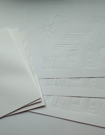 House Pop-up A5 Card Blanks with Envelopes