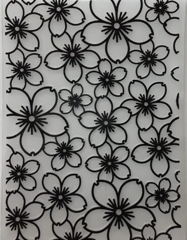 A6 Floral Embossing Folder
