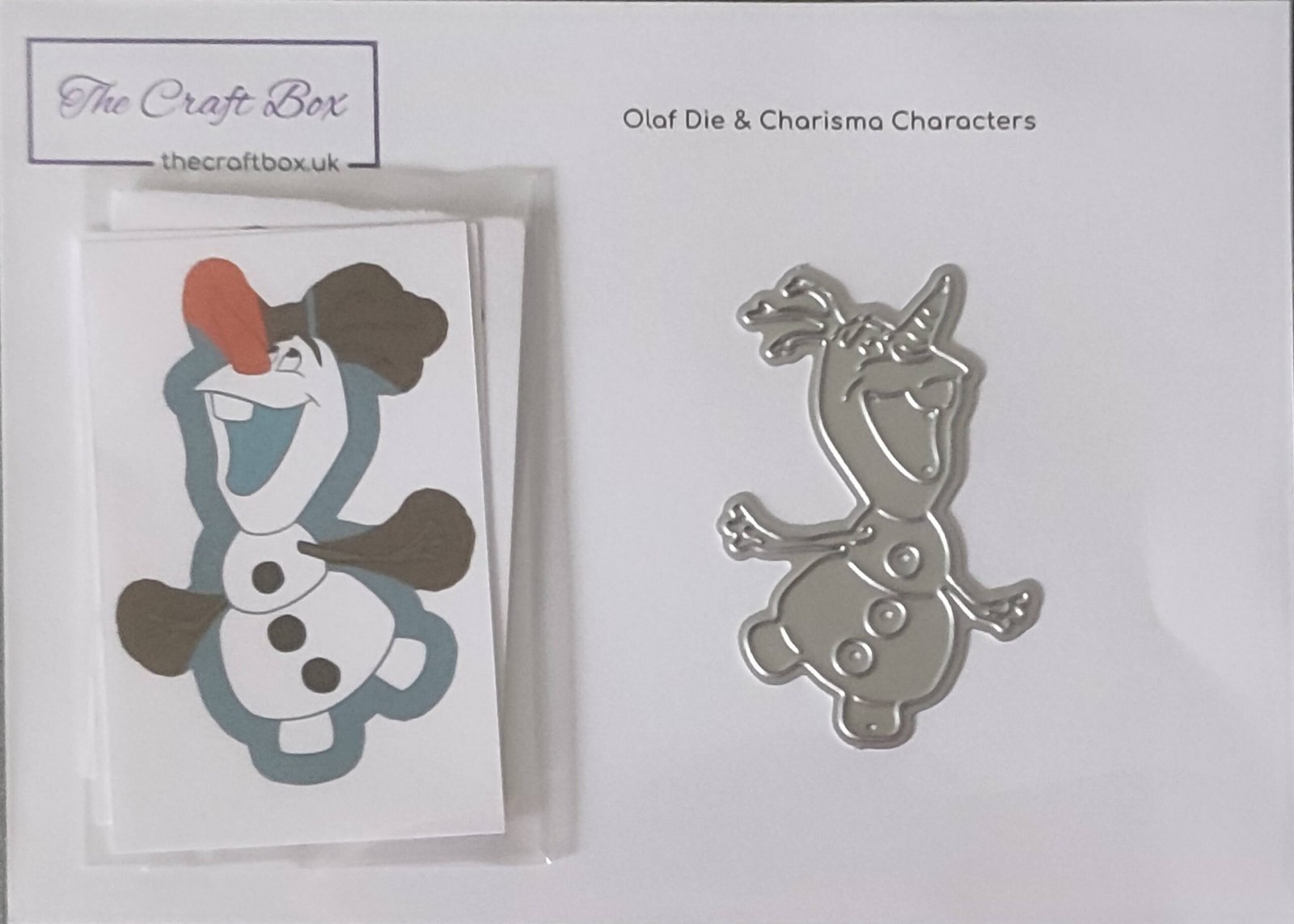 The Craft Box Olaf Metal Cutting Die Charisma Characters