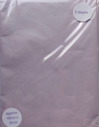 Pastel Colour Shimmer Tissue Paper - 5 Sheet Pack