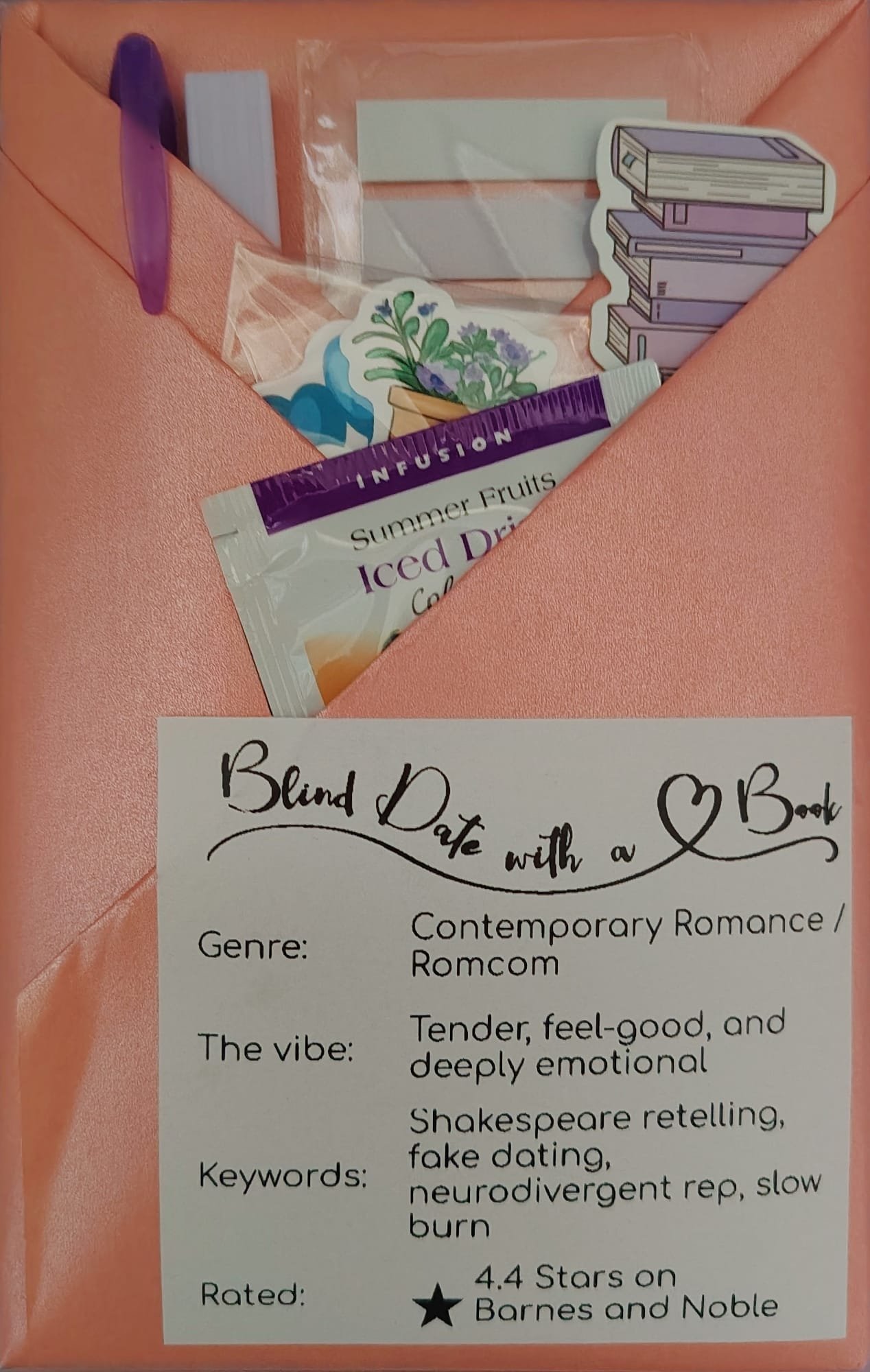 bdwab romance the craft box Blind Date with a Book Romance The Craft Box