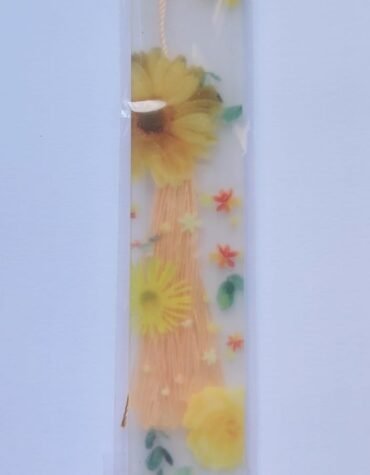 Floral Print Bookmark