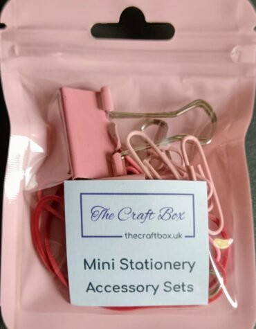 Mini Stationery Accessory Set - Pink